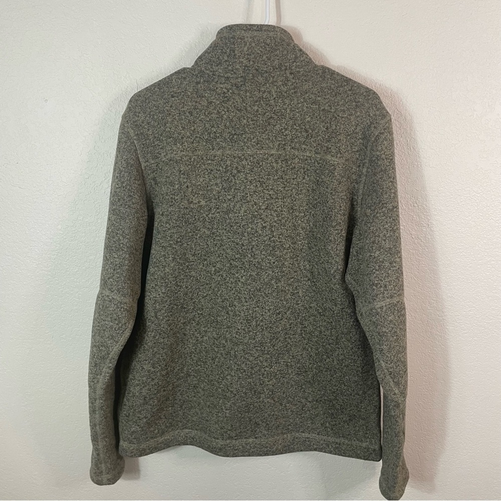 The North Face Gordon‎ Lyons 1/4 Zip Pullover Sherpa Lined Gray Oatmeal Size M - Picture 8 of 8